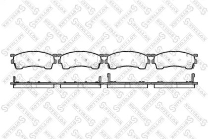 Комплект тормозных колодок STELLOX 426 004-SX